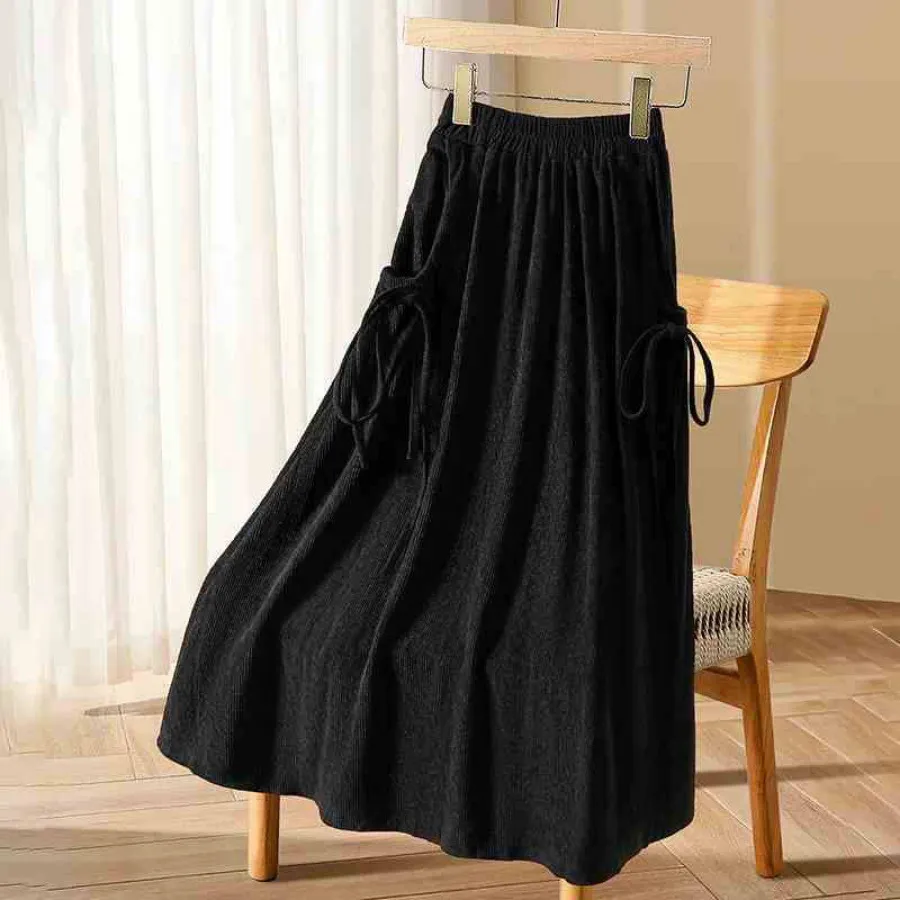 دامن جنس مخمل کبریتی