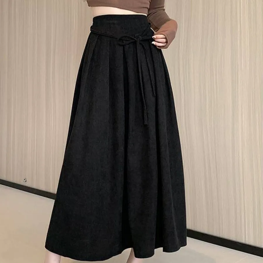 دامن مخمل کبریتی