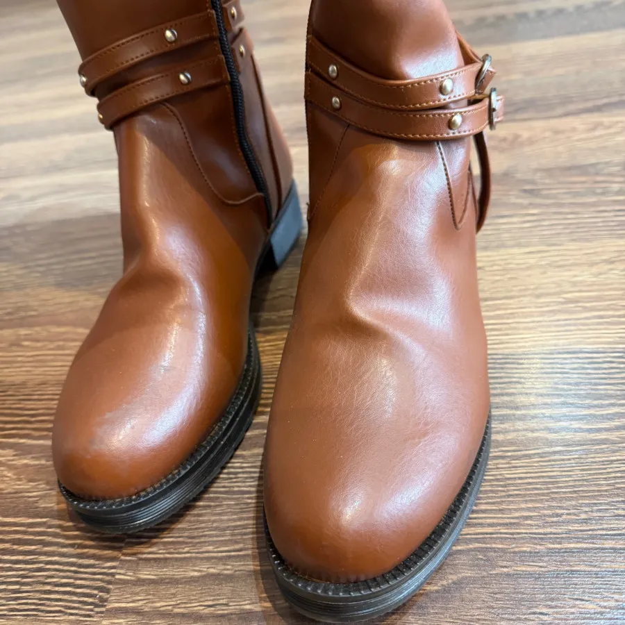 بوت بلند قهوه ای