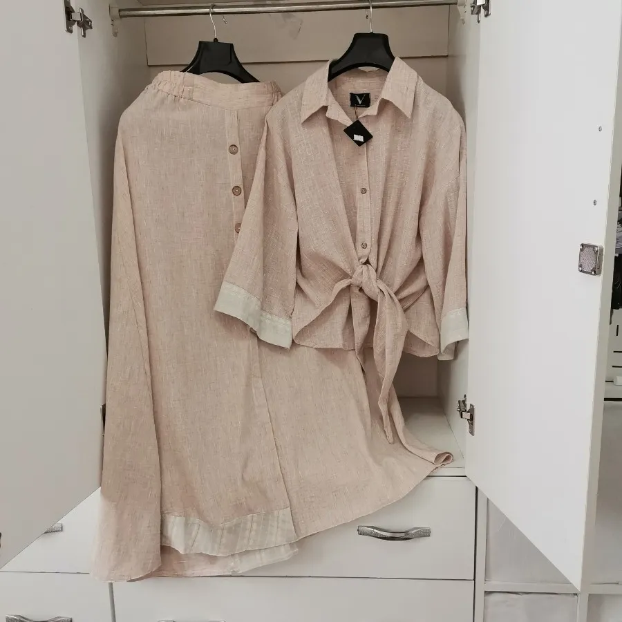 ست دوتکه شومیزگره دامن