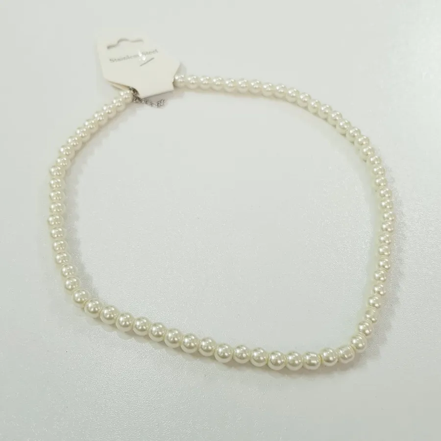 گلوبند مروارید  استیل