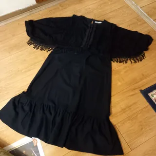 مانتو پیراهنی مجلسی مشکی