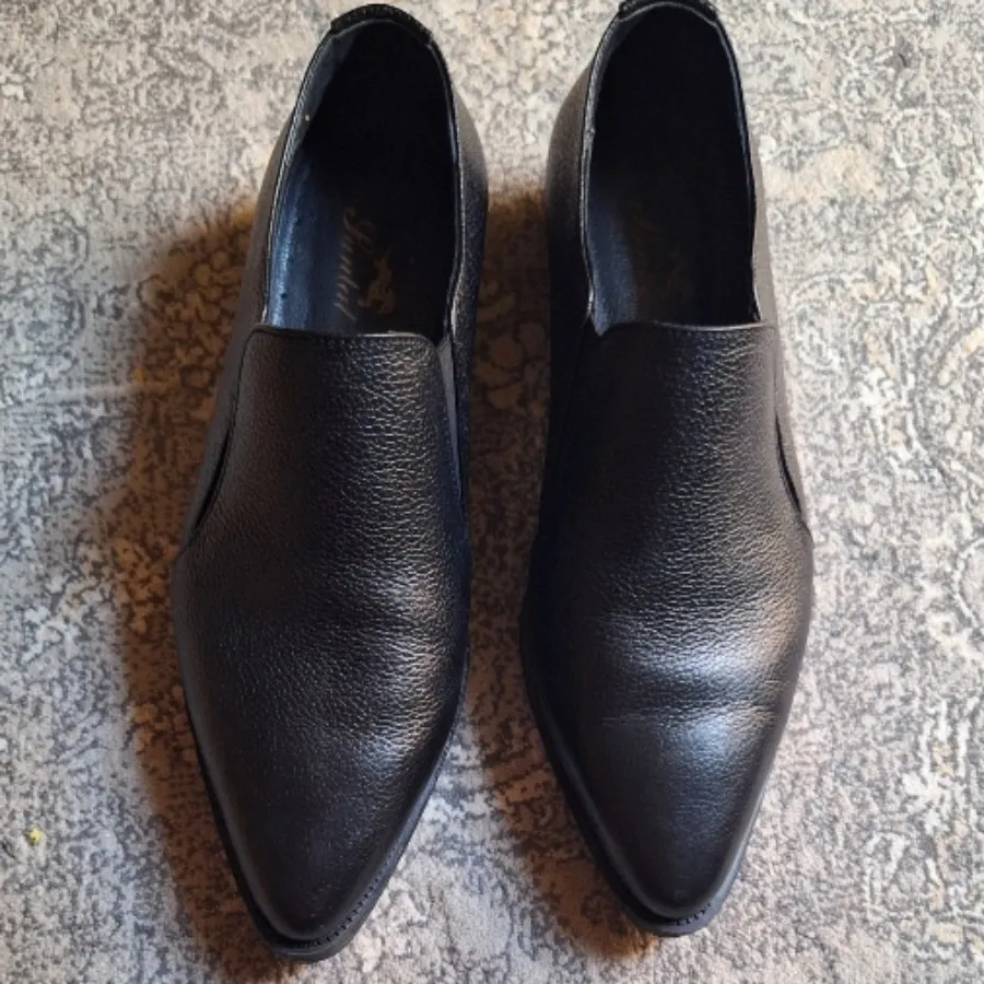 کفش چرم مشکی