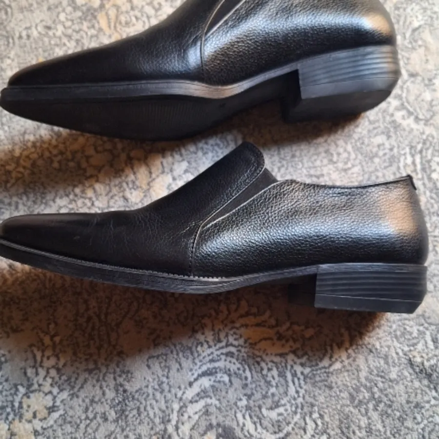 کفش چرم مشکی