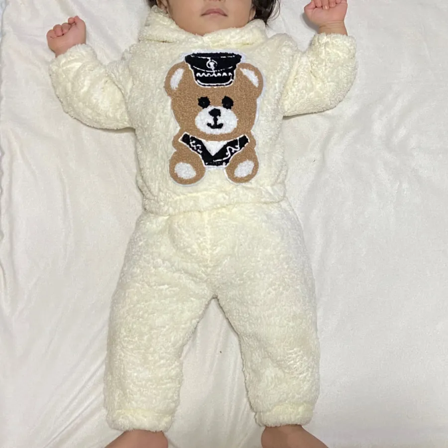 ست لباس نوزاد پشمی تدی