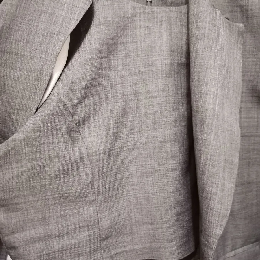 ست سه تکه طوسی دودی کت