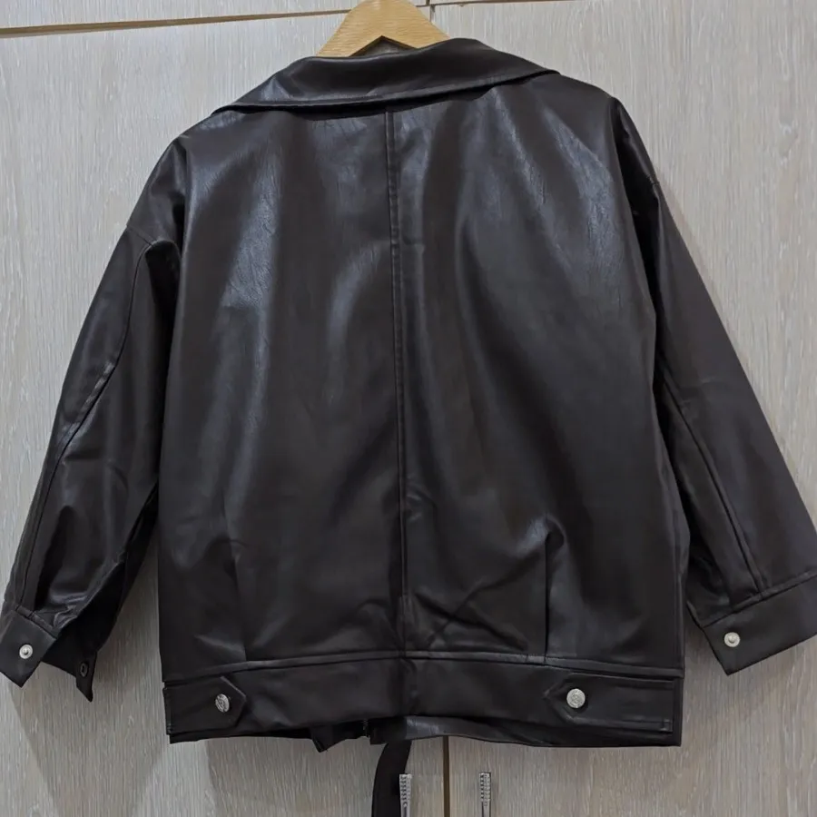 کت چرم مدل زارا