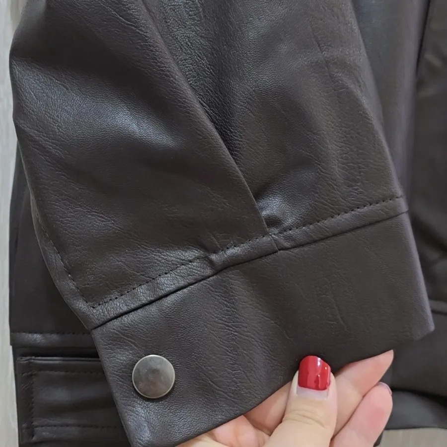 کت چرم مدل زارا