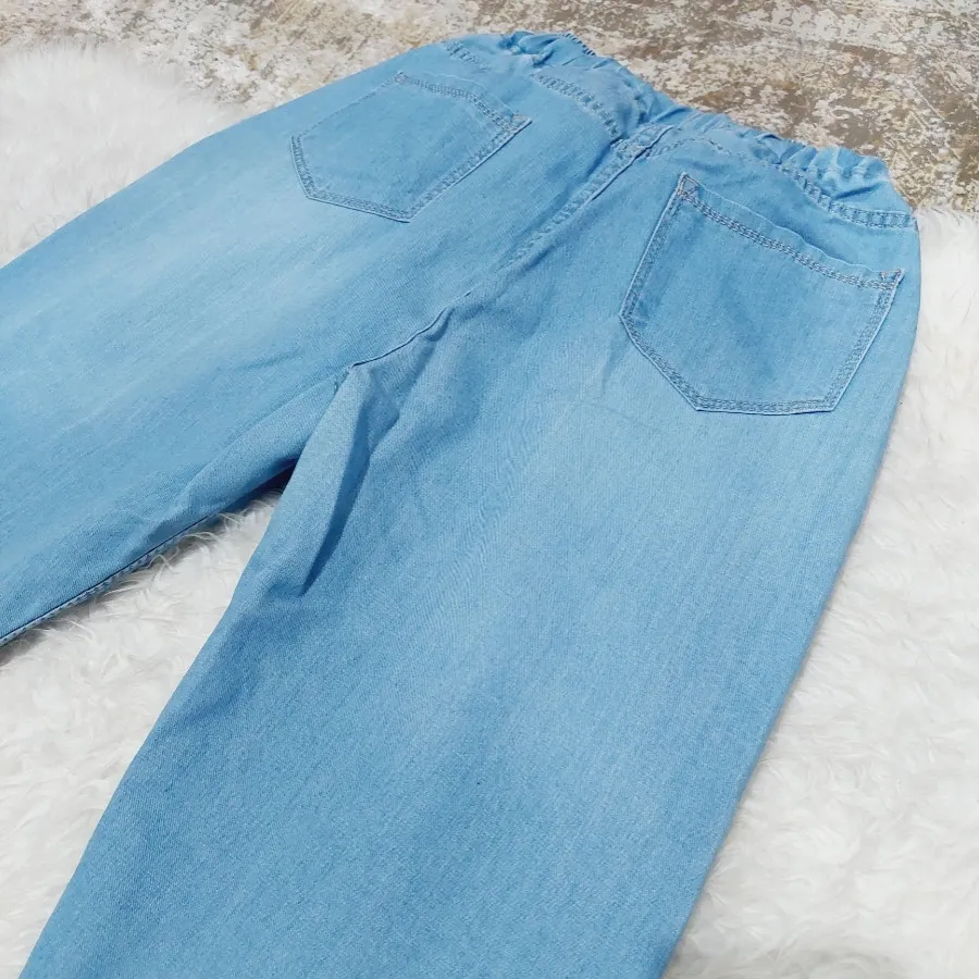 شلوار جین کاغذی اسلش