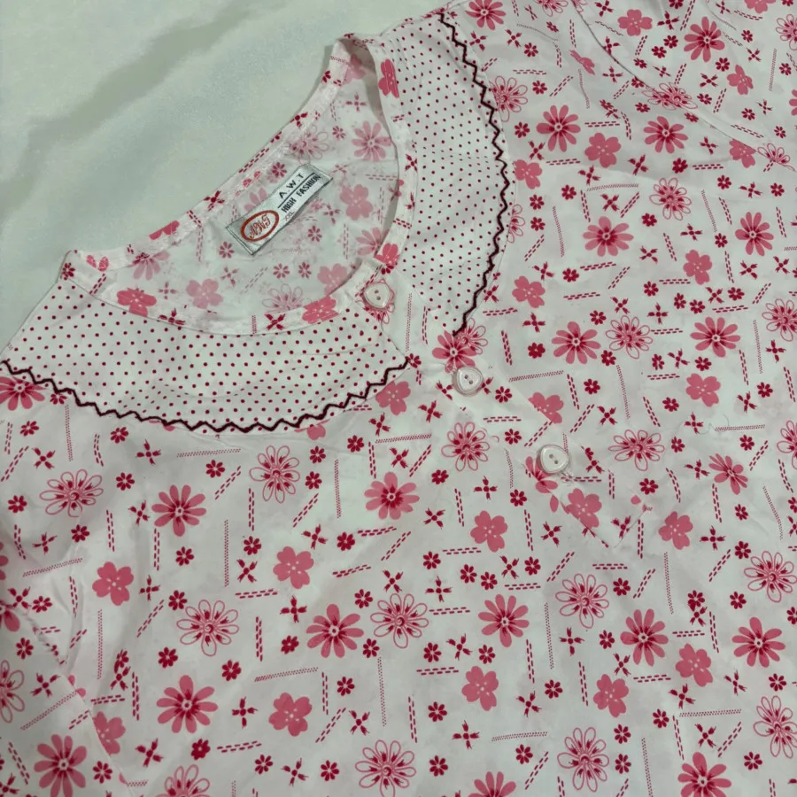 پیراهن نخی سایز بزرگ