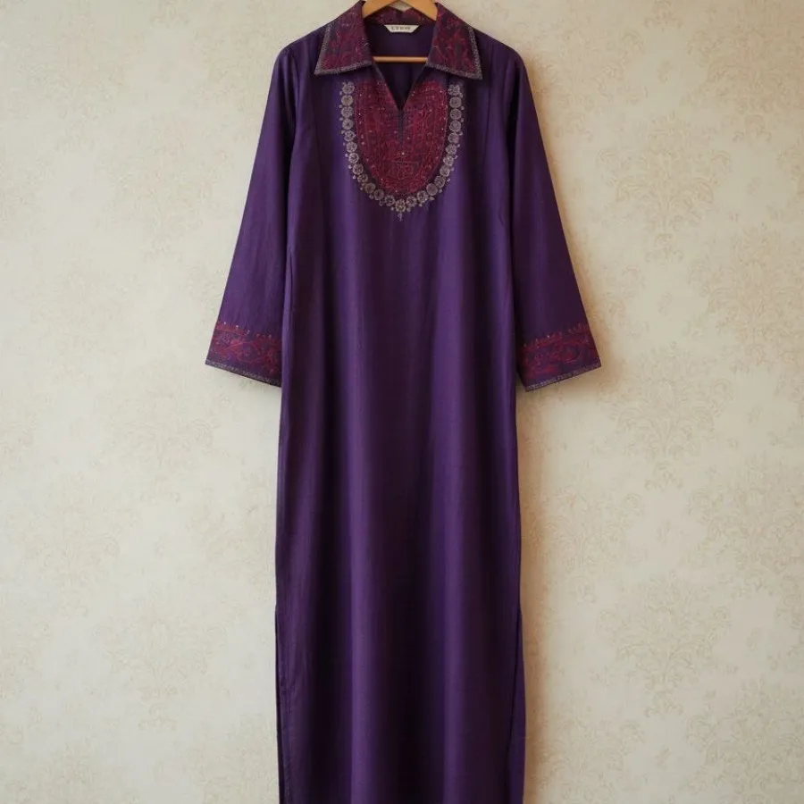 پیراهن سوزندوزی