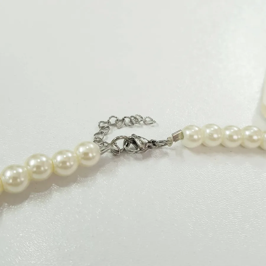 گلوبند مرواریدی استیل