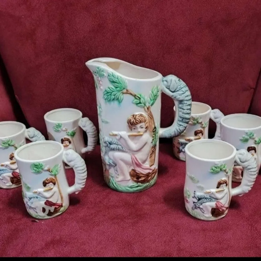 سرویس پارچه لیوان قدیمی