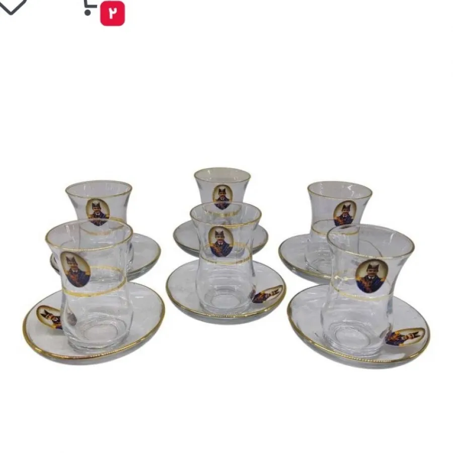 استکان ونعلبکی شاه عباسی