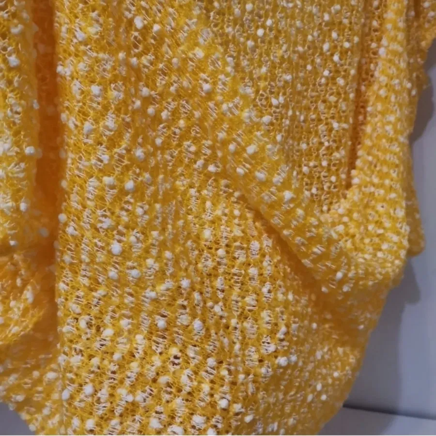 بافت گل زرد مجلسی نو