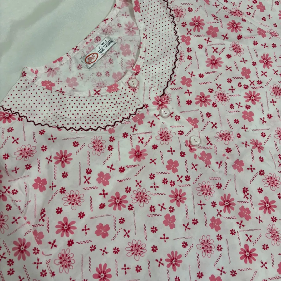 پیراهن نخی سایز بزرگ