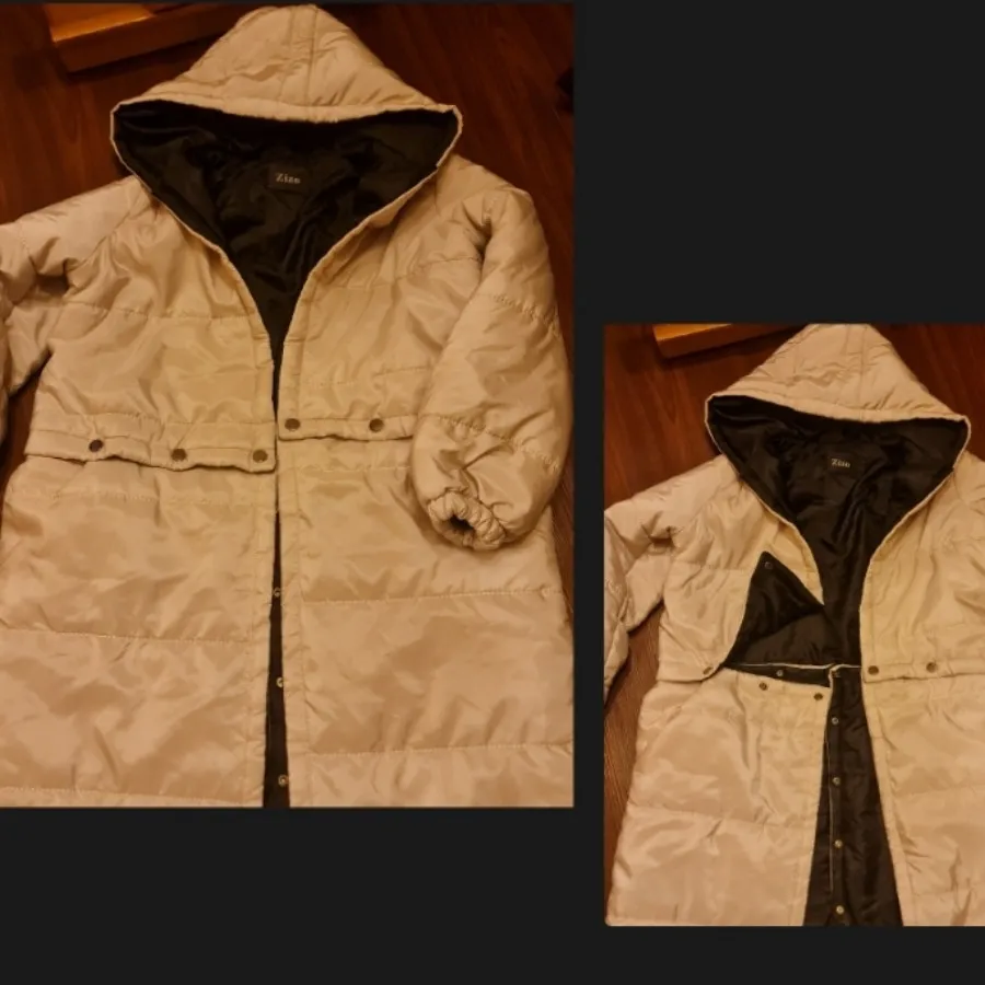 کاپشن بلند دو رو