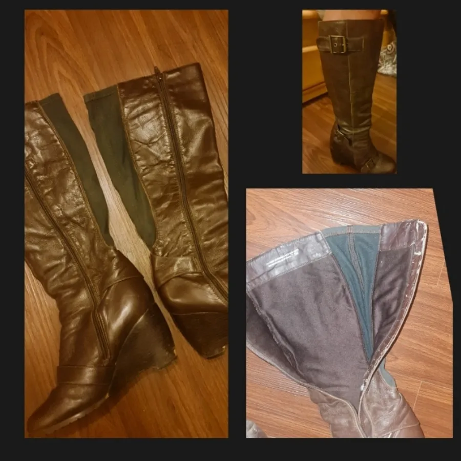 بوت بلند چرم