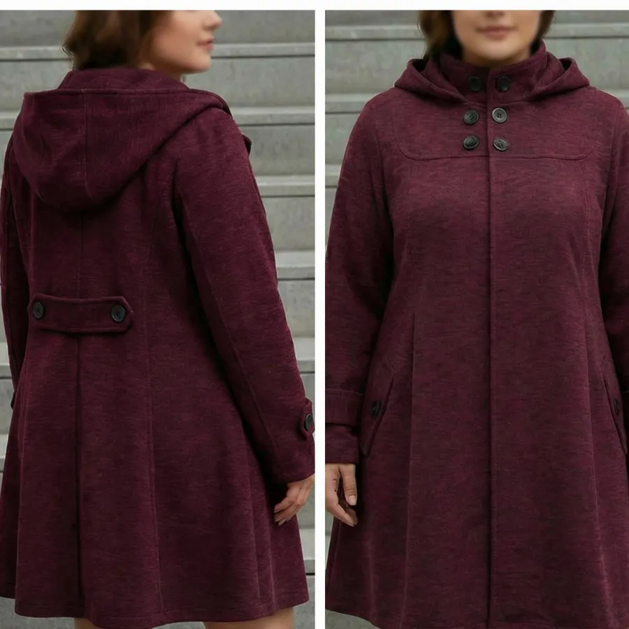 پالتو پاییزه سایز بزرگ