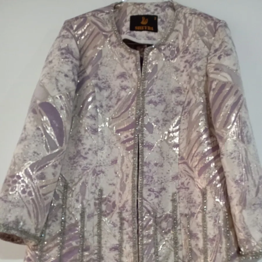 مانتو ژاکارد کارشده