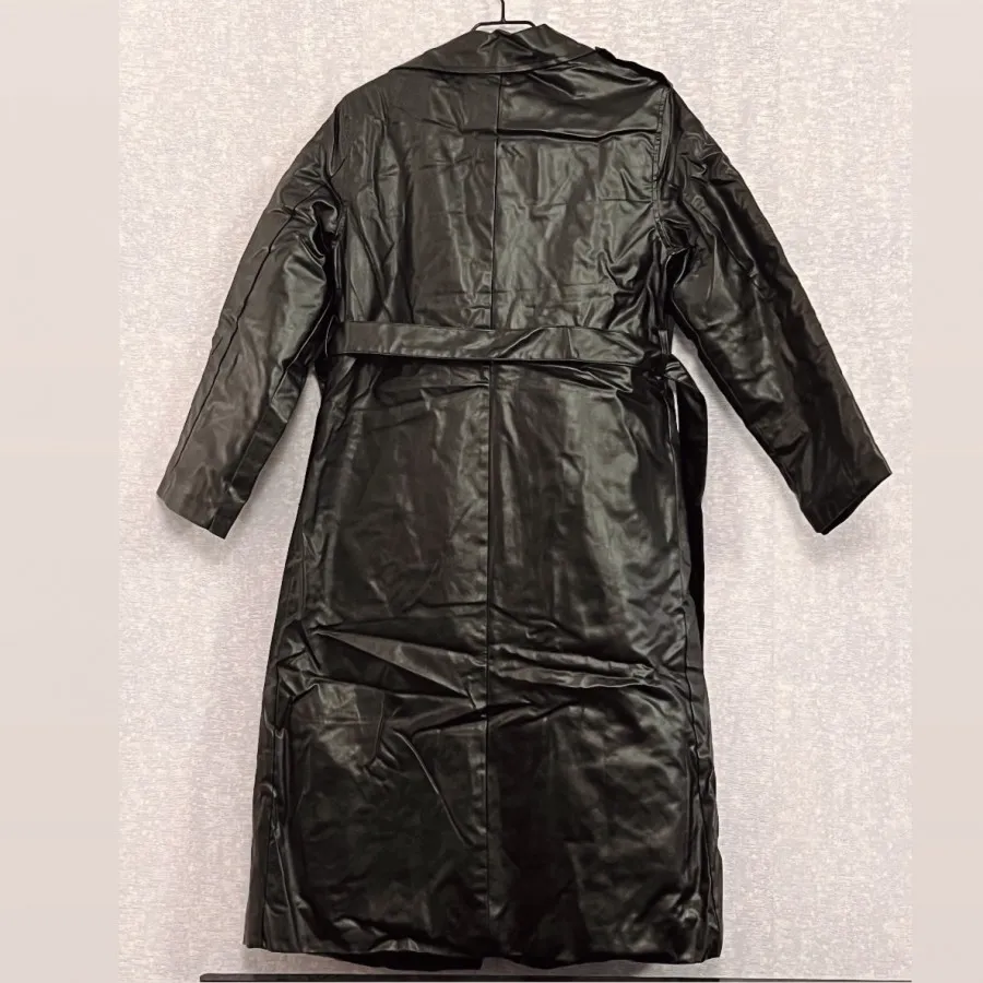 پالتوی چرم مصنوعی مشکی