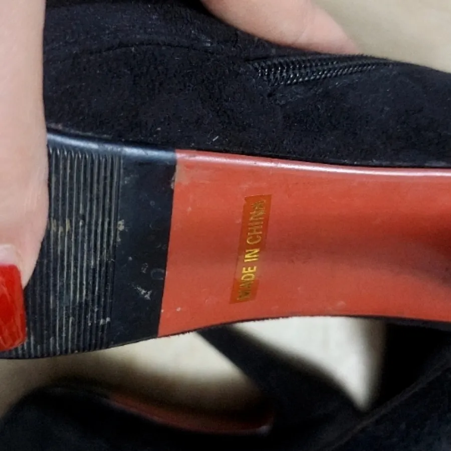 بوت جیر مشکی زیر زانو