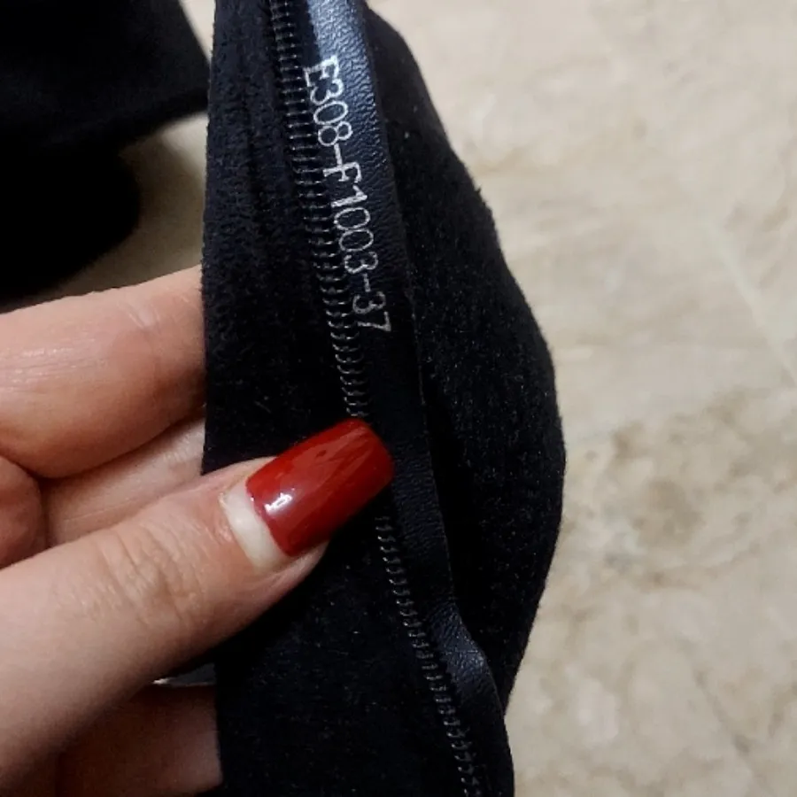 بوت جیر مشکی زیر زانو