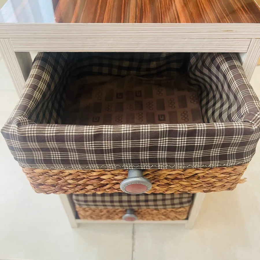 استند سه طبقه حصیری