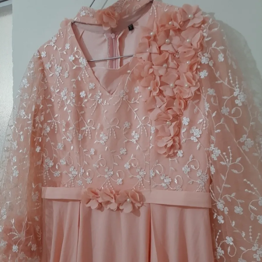 لباس مجلسی حریر و تور