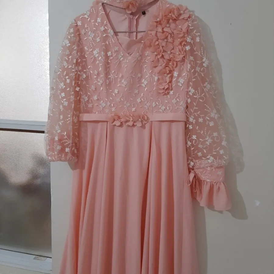 لباس مجلسی حریر و تور