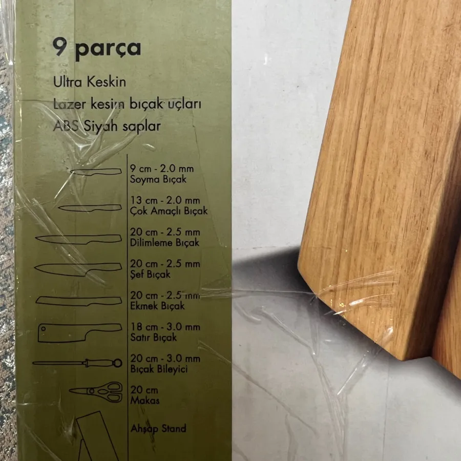 ست چاقو آشپزخانهکرکماز