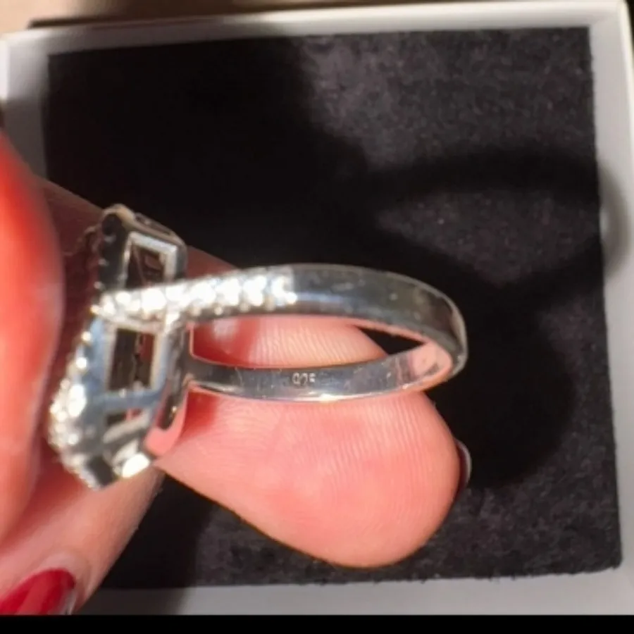 انگشتر تمام سنگ نقره