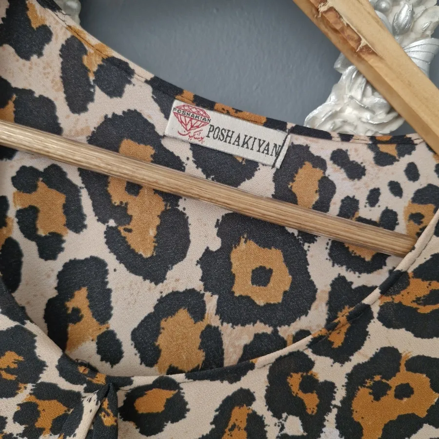 پیراهن بلند پلنگی