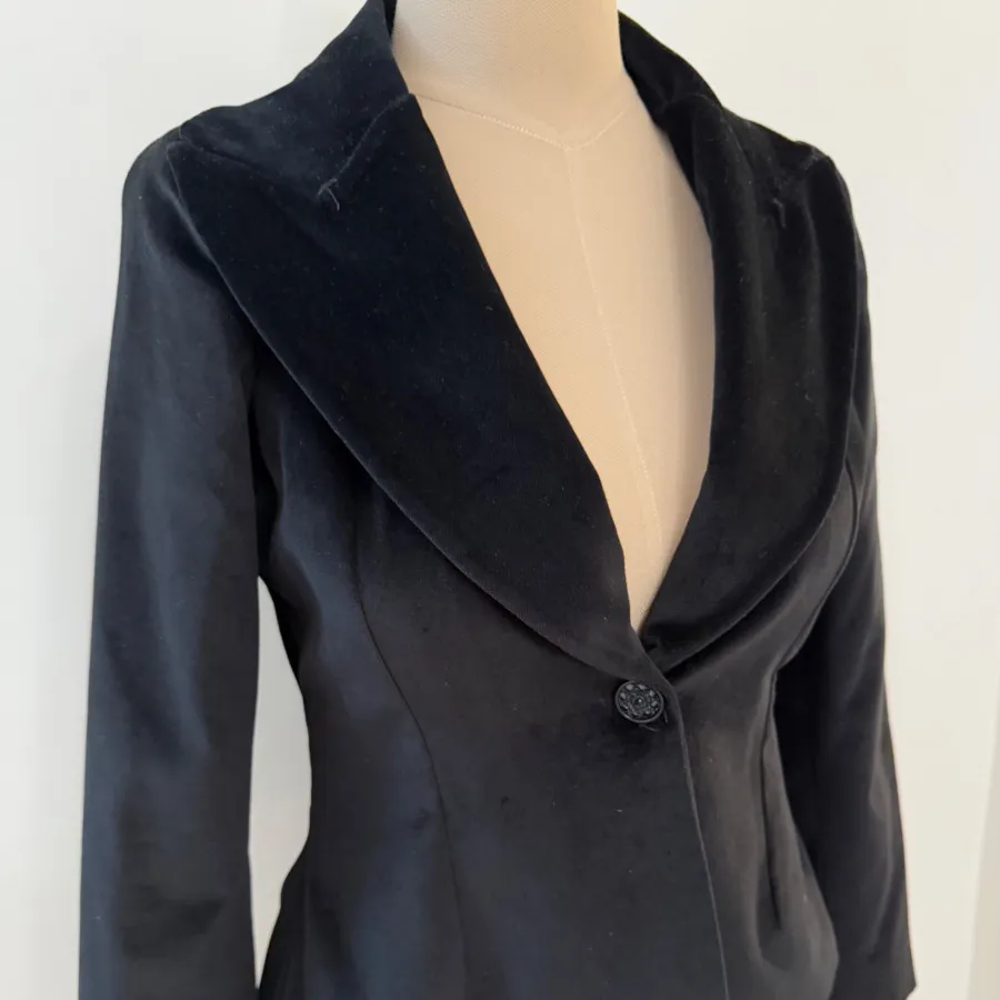 کراپ کت مخمل