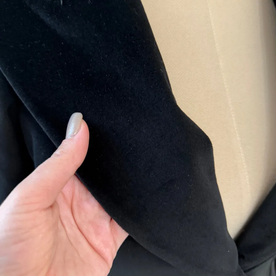 کراپ کت مخمل