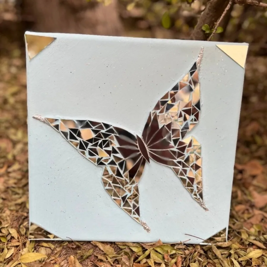 تابلو آینه کاری پروانه