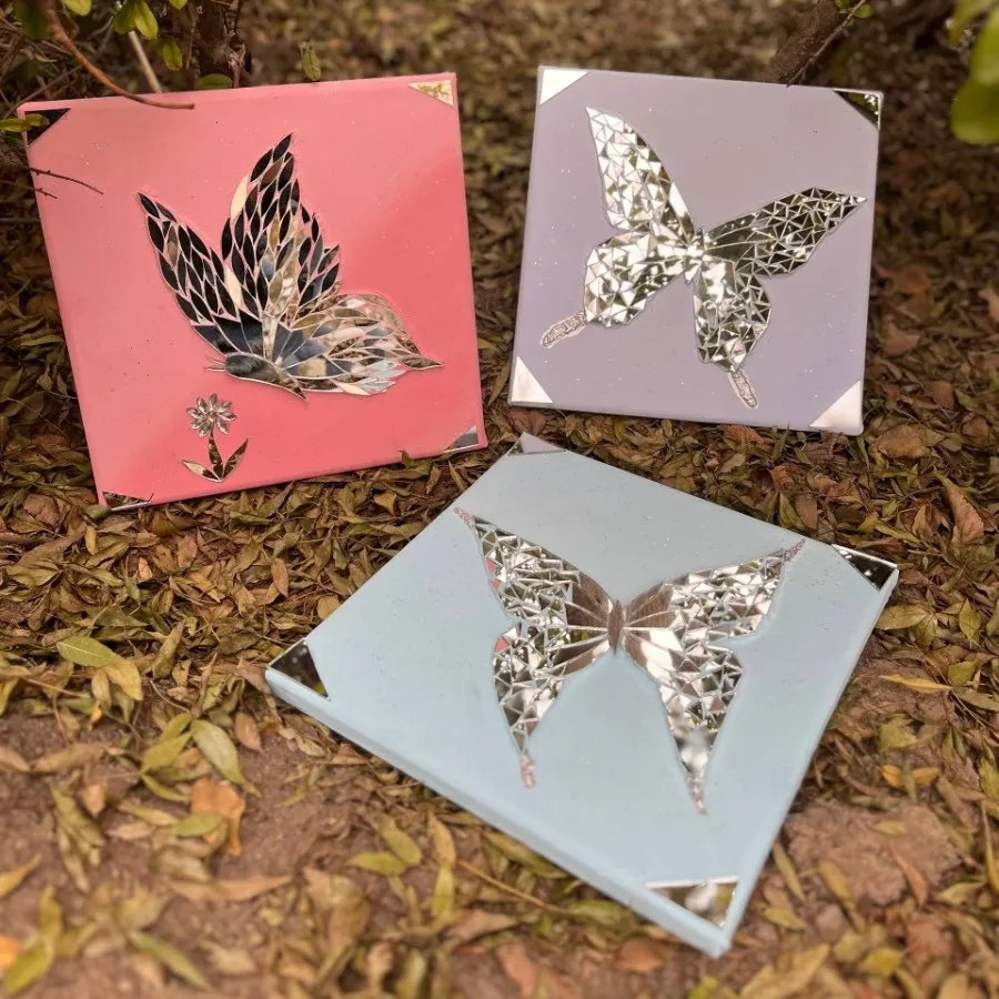 تابلو آینه کاری پروانه