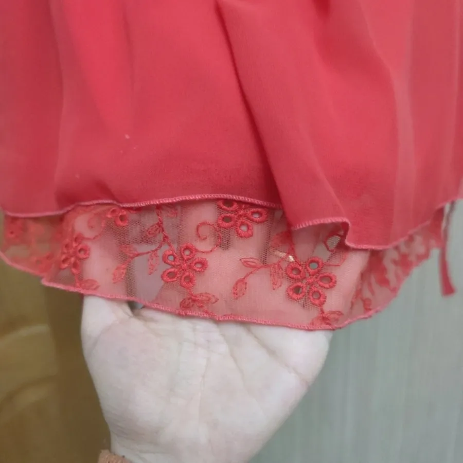 پیراهن حریر دانتل