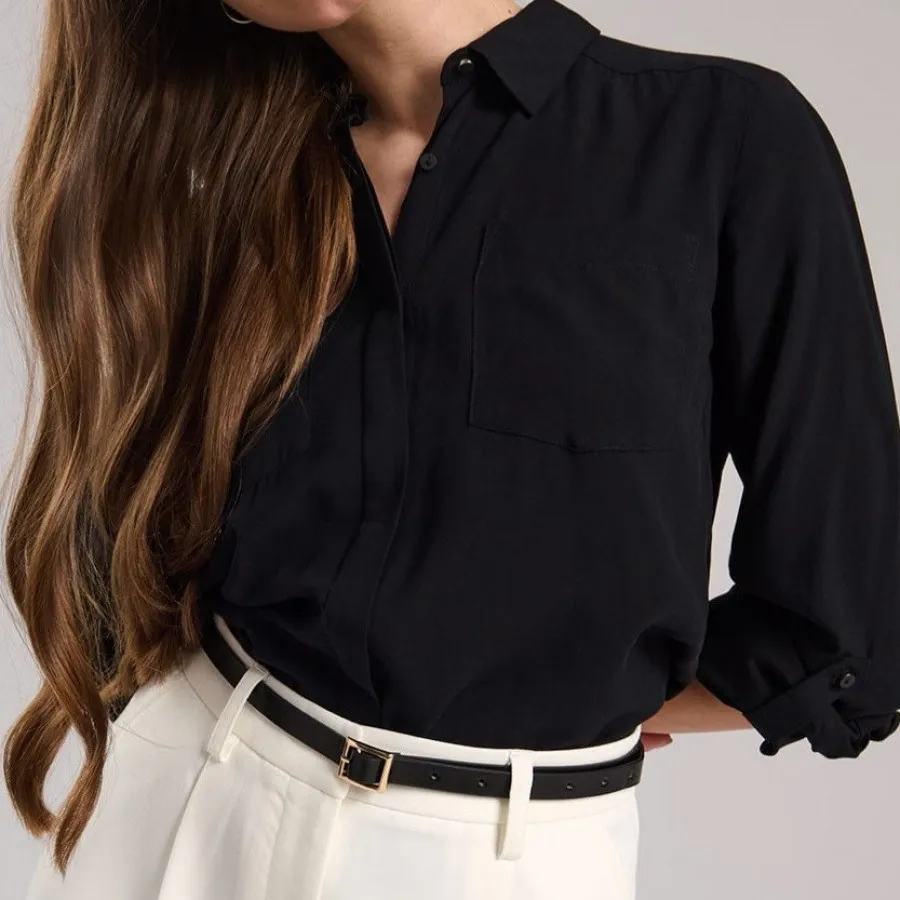 شومیز مشکی sinsay