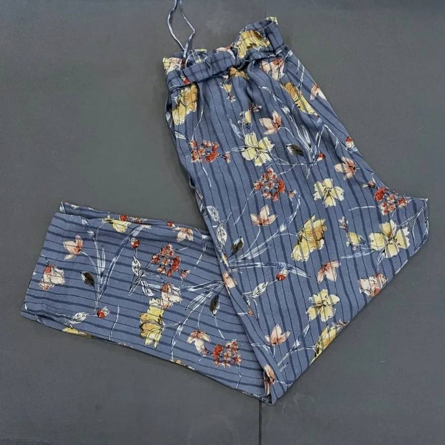 شلوار کرپ پفکی