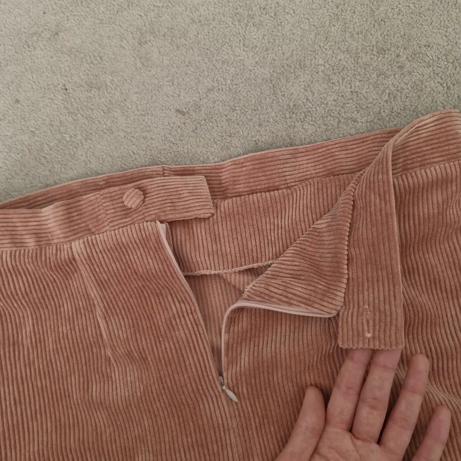 دامن مخمل کبریتی