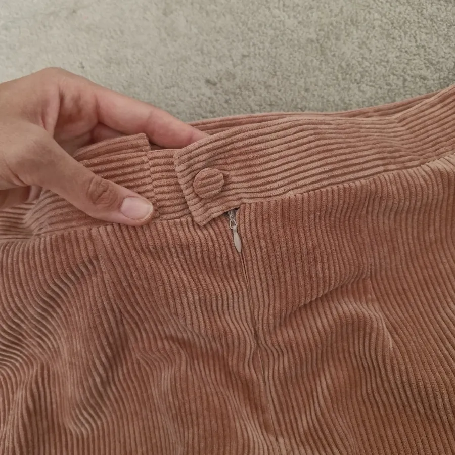 دامن مخمل کبریتی