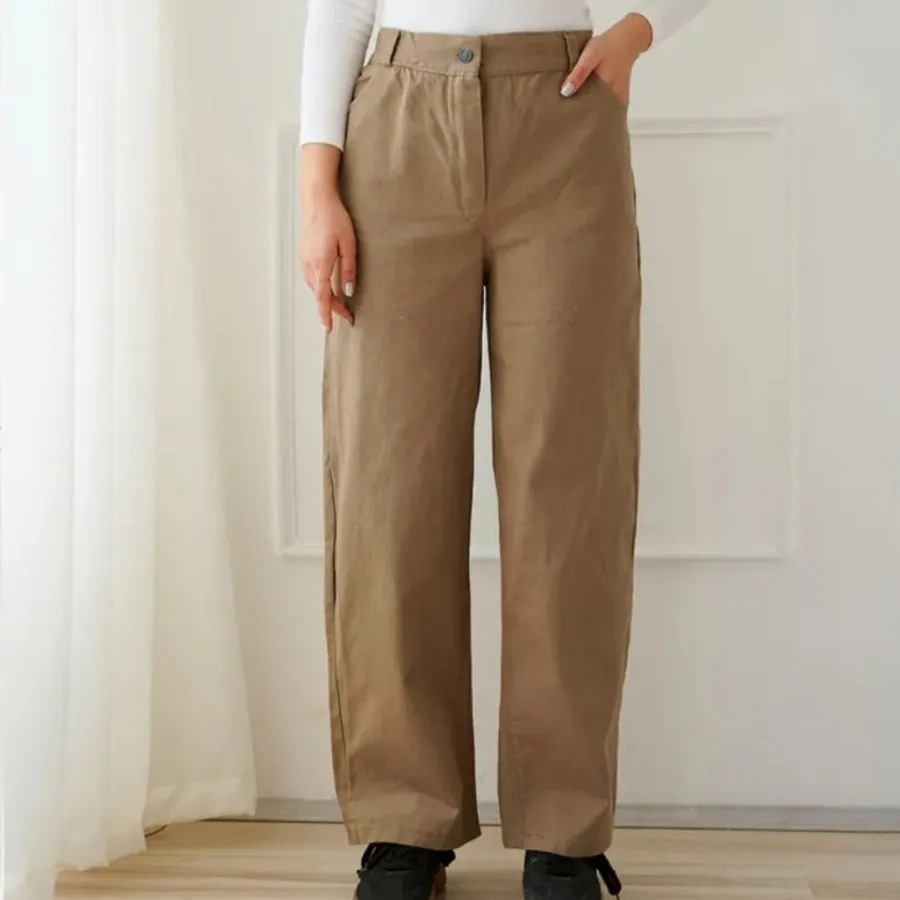 شلوار مشکی کتان