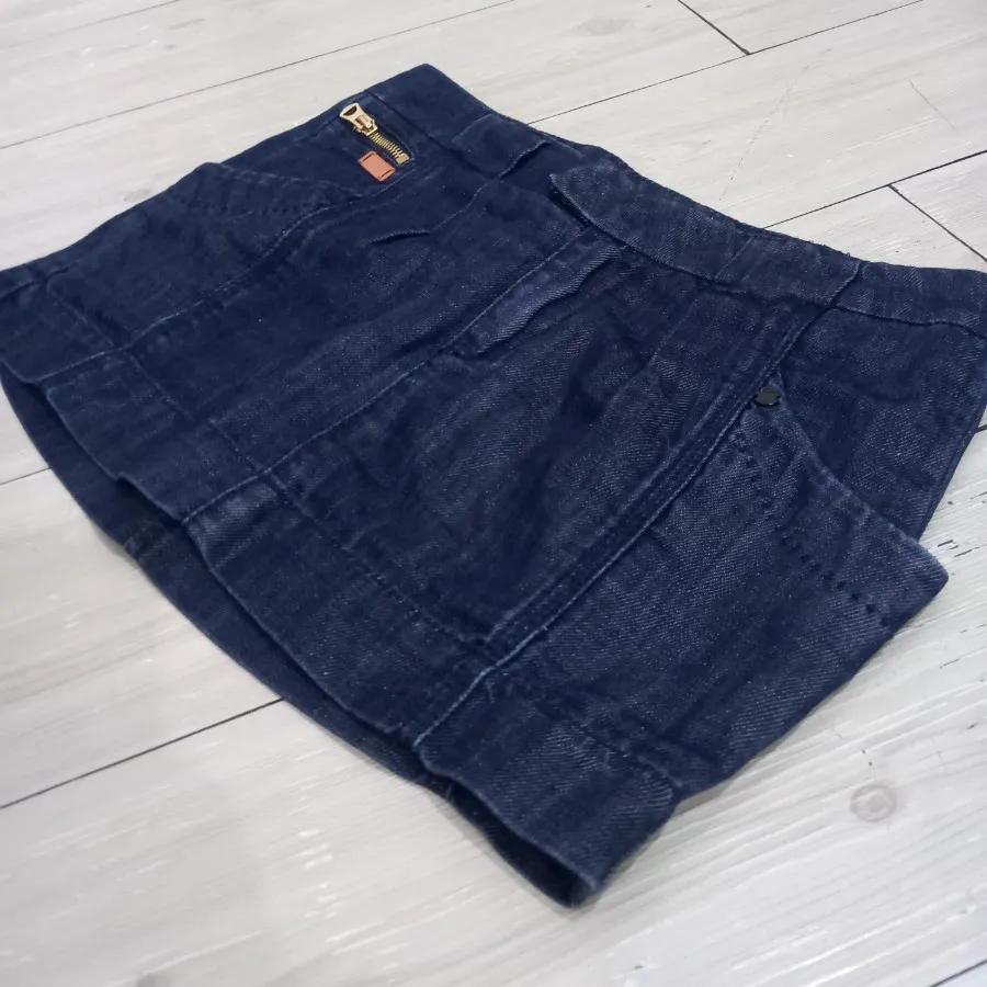 دامن جین کوتاه برندJEANS