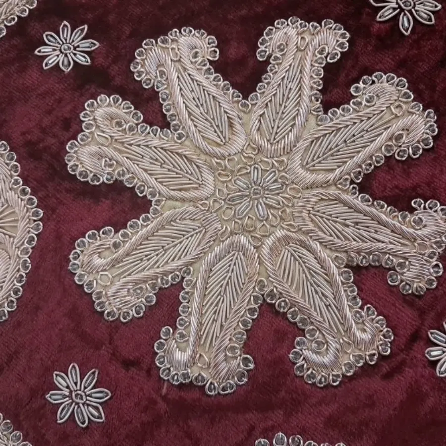 رومیزی مخمل سه تیکه