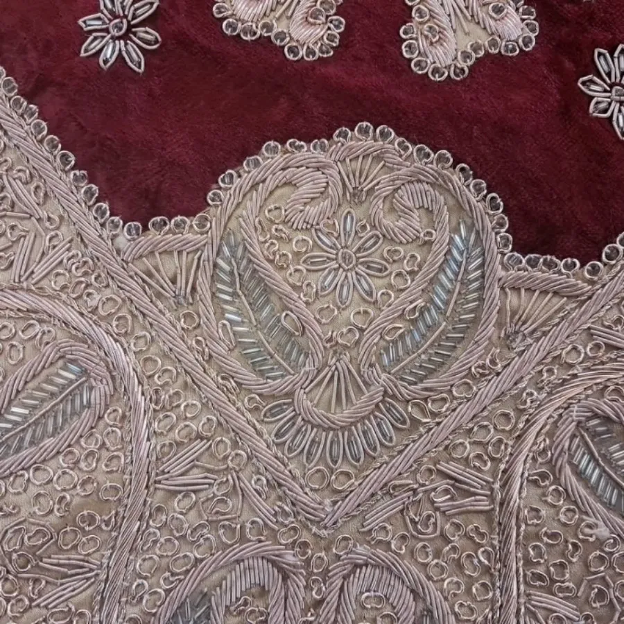 رومیزی مخمل سه تیکه