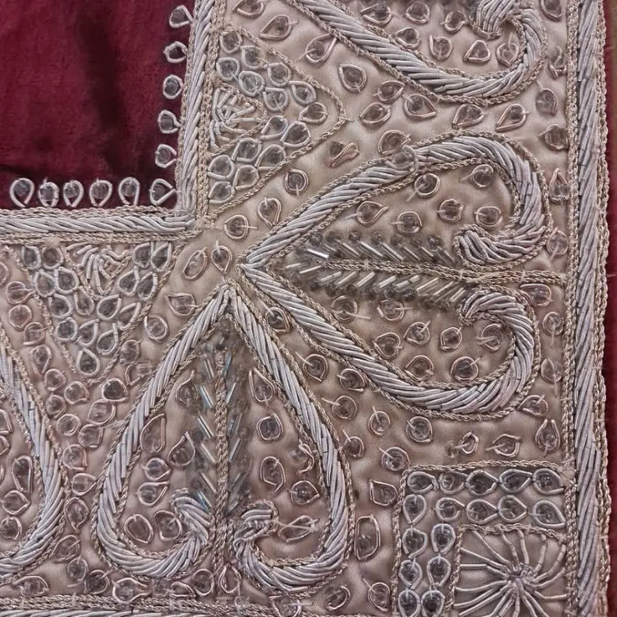 رومیزی مخمل سه تیکه