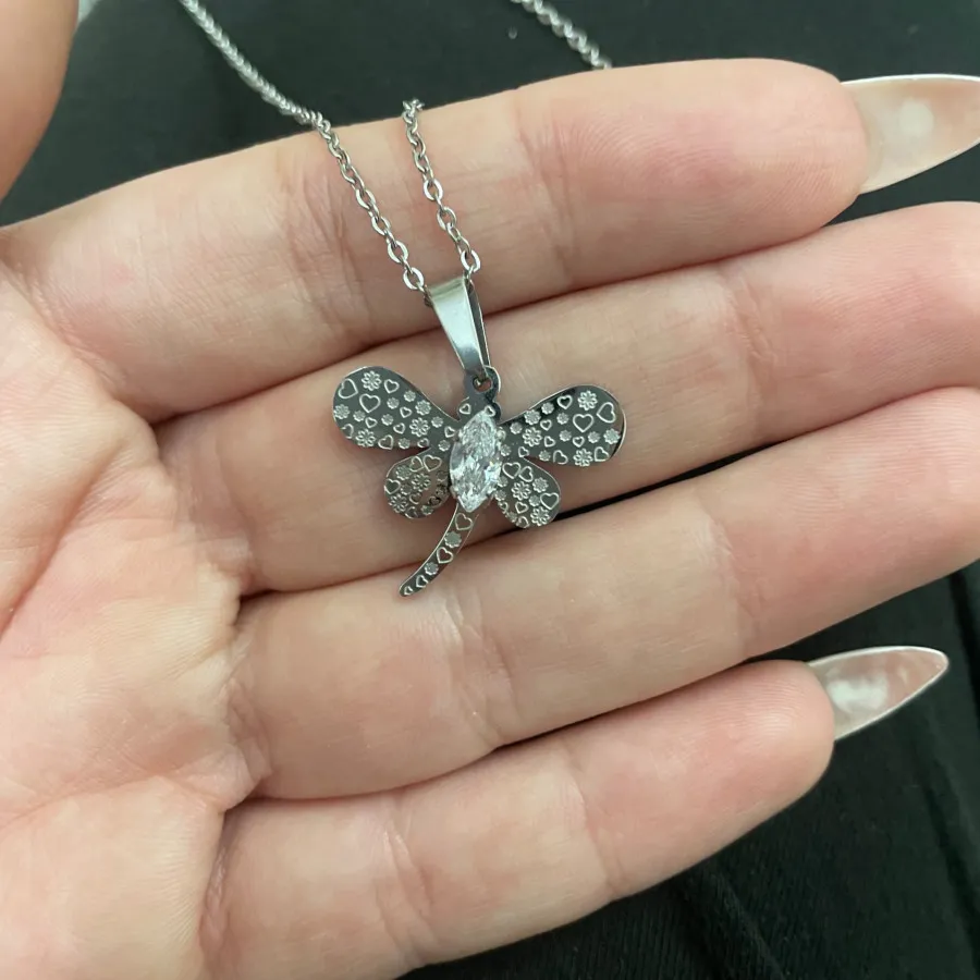 گردنبند استیل سنجاقک