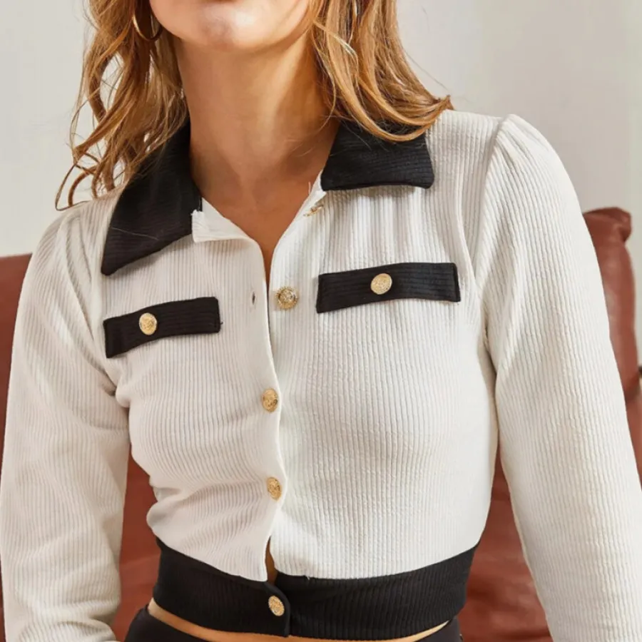 کاردیگن ترک دکمه طلایی