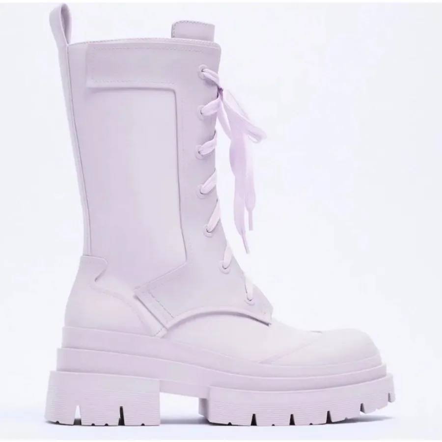 بوت بنفش  برند زارا Zara